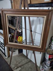 lot 3930 image: 32x28 Large Wood Frame
