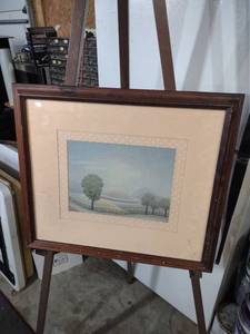 lot 3946 image: Academy Arts Framed Pastoral Landscape Print
