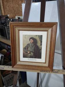 lot 3966 image: The Savoyard Boy by Eastman Johnson Framed Print