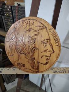 lot 3969 image: 1930 Liberty Design Wooden Wall Art