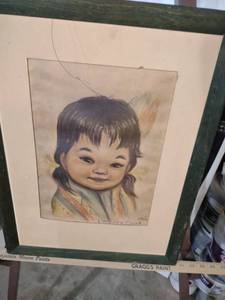lot 3973 image: Little New Moon Child Portrait Print
