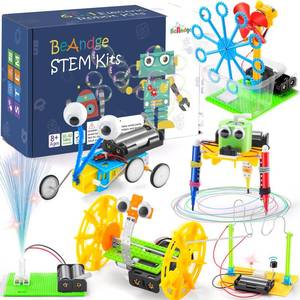 lot 3171 image: BeAndge STEM Robotics Kit - STEM Toys for Age 8-13, Boy Robot Toys for 6 7 8 9 10 Year Old Boys Birthday Gifts, Science Kits Arts and Crafts for Kids 8-12, Engineering Building Kids Activities 6-8