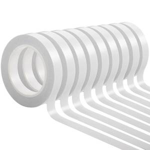 lot 3226 image: YLJOXR 9 Rolls Double Sided Tape for Crafts, Strong Double-Sided Tape, Scrapbook Tape, Double-Sided Adhesive Tape for Arts, Card Making, Scrapbooking Supplies, Gift Wrapping (0.4 in X 26.25Ft)