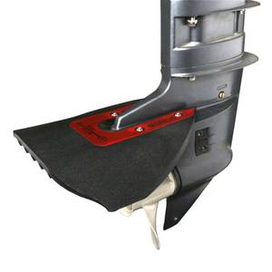 lot 3245 image: UanofCn FO2002 Whale Tail Hydrofoil Stabilizer for 8 to 40 HP Outboard Motor and Stern Drive Engines Red