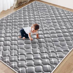 lot 3262 image: Baby Play Mat - 65 X 50,Premium Thicker Foam One-Piece Machine Washable, Extra Large Anti-Slip Soft Cushioning Foam Playmats for Babies and Toddlers, Foldable Baby Crawling Mat for Playpen