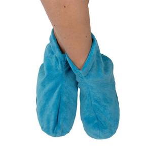 lot 3361 image: Bed Buddy Foot Warmers with Aromatherapy - Heated Slippers and Feet Warmers for Women - Microwavable Slippers for Women, Lavender & Mint Scent, 1 Pair