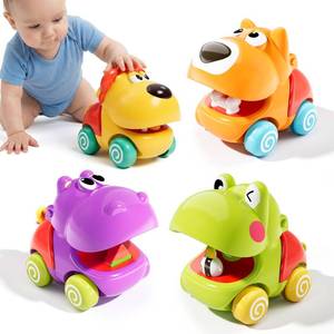 lot 3507 image: ALASOU Push and Go Animal Car Toys for 1 Year Old Boy GirlBaby Toys 1 Year Old Boy Gifts for Toddlers 1-3Vehicle Toy Set for Toddler Toys 1-21st Birthday Gift for Infant 6 9 12 18 Months