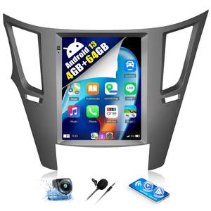lot 3516 image: SIXWIN 4G64G Android 13 Car Stereo for Subaru Outback Legacy 2010-2014 9.7 Inch Touch Screen with CarPlay Android Auto Mirror Link UI Bluetooth FM GPS Navigation WiFi FM SWC Backup Camera MIC