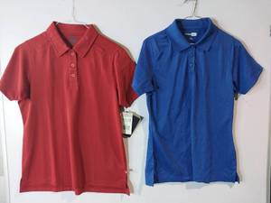 lot 67271 image: APPEARS NEW - Dickies and CornerStone Mens Polo Shirts, Blue & Red (Size Medium) 2 Pack