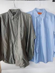 lot 67289 image: APPEARS NEW - Edwards & Red Kap Mens Work Shirts Set (Size Large)