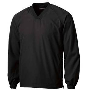 lot 67300 image: APPEARS NEW - Sport-Tek Black Pullover Windbreaker (Size XL)