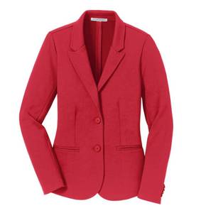 lot 67317 image: APPEARS NEW - Port Authority Red Blazer - Ladies (Size Small)
