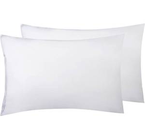 lot 67354 image: APPEARS NEW - HomeStyle Vinyl Pillow Protectors, White (21x27) 2 Pack