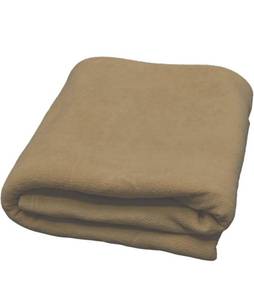 lot 67332 image: APPEARS NEW - Wonder Fleece Blanket, Tan (Size 72x90)  - Retail $85