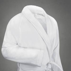 lot 67372 image: APPEARS NEW - American Dawn White Plush Bathrobe
