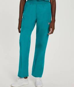 lot 66507 image: APPEARS NEW - Landau Scrub Zone Womens Cargo Scrub Pants - Teal (Size Medium) 2 Pack