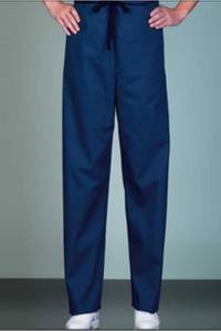 lot 66517 image: APPEARS NEW - Fashion Seal Navy Blue Drawstring Medical Scrub Pants (Size Medium) 2 Pack
