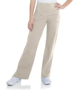 lot 66574 image: APPEARS NEW - Landau Flare Leg Medical Scrub Pants 8335 (Size Large)