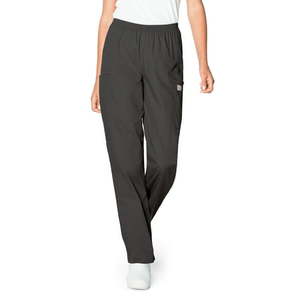 lot 66601 image: APPEARS NEW - ScrubZone by Landau Women s Elastic Waist Cargo Scrub Pants  Style 83221 & Unisex WorkFlow by Landau, Black (Size 2XL) 2 Pack