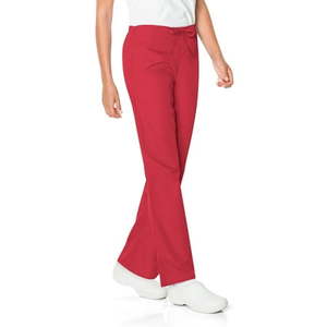 lot 66615 image: APPEARS NEW - Landau Womens Flare Leg Scrub Pant, Style 83222 & Landau Flare Leg Style 8335 Red (Size XS) 2 Pack