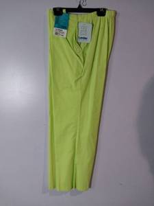 lot 66623 image: APPEARS NEW - Landau Womens Natural Flare Leg Pant Style 8335 GPCP (Size Petite Medium)