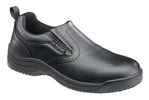 lot 66630 image: APPEARS NEW - SkidBuster Footwear Mens 5072 Slip Resistant Work Shoe, Black, 7 W US  - Retail $70