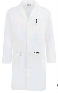 lot 66632 image: APPEARS NEW - Fashion Seal Healthcare White Lab Coat Style 499 (Size 52) 2 Pack