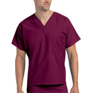 lot 66635 image: APPEARS NEW - Landau Unisex Reversible Dolman Sleeve V-Neck Scrub Top  Style 7502 RWP & 7502 Tall RWP (Size Medium) 2 Pack