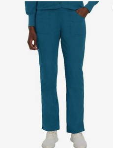 lot 66726 image: APPEARS NEW - Landau Style 7610 Caribbean Blue Scrub Pants (Size XS) 2 Pack