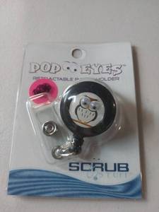 lot 66738 image: FACTORY SEALED - Pup Eyes Retractable Badge Holder by Scrub