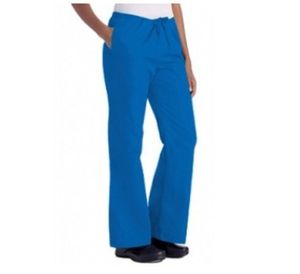 lot 66847 image: APPEARS NEW - Landau Flare Leg Medical Scrub Pant Style 8335 MEBP (Size Large) 2 Pack