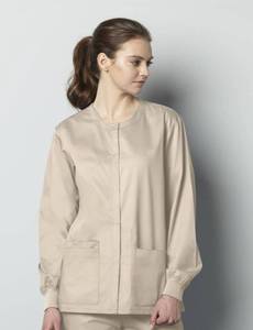 lot 66850 image: APPEARS NEW - Landau Professional Medical 4 Pocket Scrub Jacket (Size Small) 7525 SAP