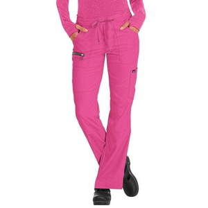 lot 66889 image: APPEARS NEW - Koi Lite Womens Peace Drawstring Scrub Pants Style 721-R-5824 Flamingo & Landau Style 2015 PRMCH (Size Large) 2 Pack   - Retail $69