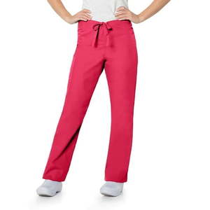 lot 66898 image: APPEARS NEW - Landau Unisex Straight Leg Scrub Pant Style 85221 RED & Style 83222 RED (Size 2XL) 2 Pack
