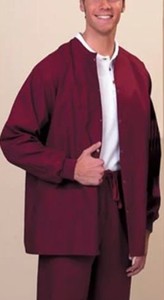 lot 66701 image: APPEARS NEW - Scrub Zone Wine Medical Jacket (Size Small)