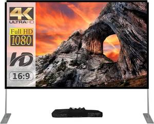 lot 13 image: SKERELL Outdoor Projector Screen with Stand 100-Inch