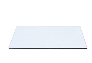 lot 128 image: 24 38 x 17 516 x 18 Piece of Tempered Glass