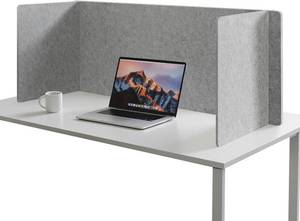 lot 131 image: $53 Desk Divider Privacy Screen 3-Panel Freestanding Partition
