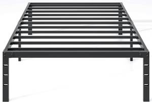 lot 134 image: $53 NEW JETO Metal Bed Frame, Twin Size, 14-Inch, Durable & Simple.