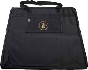 lot 135 image: $66 The House of Staunton Chess Board Carrying Bag - 22x22