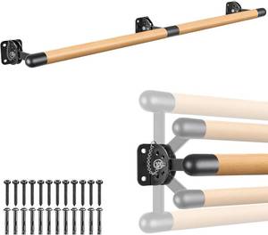 lot 154 image: $110 Dolibest Space Saver Ballet Barre, Wall Mounted Adjustable