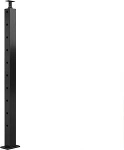 lot 162 image: $220 Muzata PS01 Cable Railing Post Bundle with HL11 LED Handrail