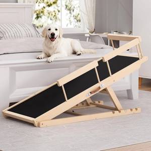 lot 167 image: $120 Dog Ramp for High BedCouchCar, 55.12 Long, Wooden