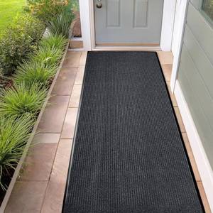 lot 183 image: $110 Rubber Door Mat, Heavy Duty IndoorOutdoor, Low-Profile, 10 x 3