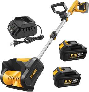 lot 192 image: $150 DEVONIC Cordless Snow Shovel & Snow Blower 20V  Telescopic Pole