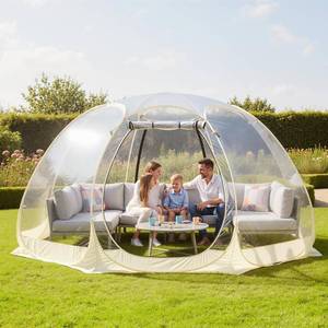 lot 197 image: $230 Pop Up Bubble Tent 12x12 ft Igloo, 8-10 People, Screen House