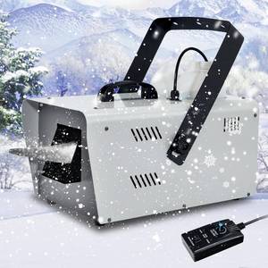 lot 204 image: $60 TCFUNDY Snow Machine 1500W Snowflake Maker with Wired Remote