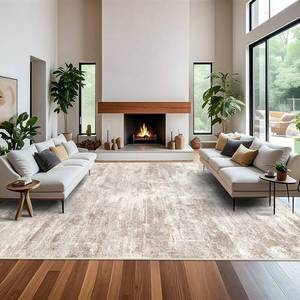 lot 225 image: $255 Washable Abstract Area Rug 12x15 - Non-Slip Indoor Carpet