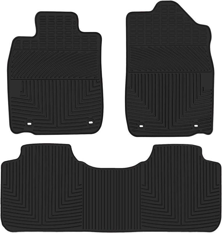 lot 1131 image: Matericuo Car Floor Mats Custom Fit for Lexus ES ES300 ES330 ES350 ES300h 2013-2018 Black Rubber Auto Liner Mats All Weather Protection Heavy Duty Odorless