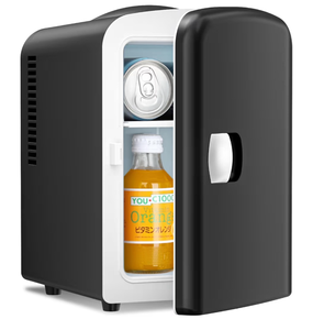 lot 2979 image: Compact Beverage Mini Fridge Black in Color - Retail $45